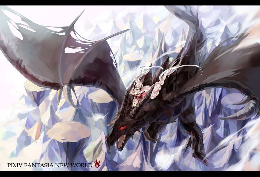bad_id bad_pixiv_id dragon highres monster p0ckylo pixiv_fantasia pixiv_fantasia_new_world