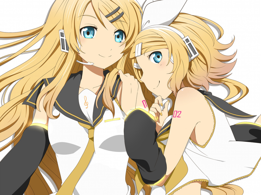 close kagamine_rin long_hair rumia_(compacthuman) tie vocaloid