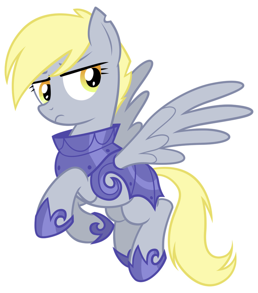 alpha_channel amber_eyes armor blonde_hair derpy derpy_hooves_(mlp) ditzy ditzy_hooves equestria-prevails equine female feral friendship_is_magic fur grey_fur hair mammal my_little_pony pegasus plain_background solo transparent_background wings