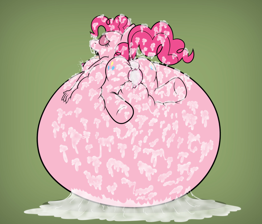 after_sex anus cum cum_everywhere cum_inflation cum_inside cutie_mark equine excessive_cum eyes_closed female feral friendship_is_magic fur gaping gaping_anus gaping_pussy hair horse inflation mammal messy my_little_pony open_mouth pink_fur pink_hair pinkie_pie_(mlp) pony pussy simple_background solo stunnerman stunnerponyclop
