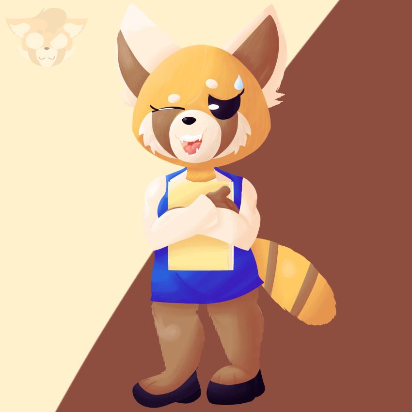 absurd_res aggretsuko ailurid female hi_res mammal red_panda retsuko sanrio zarzymoriah