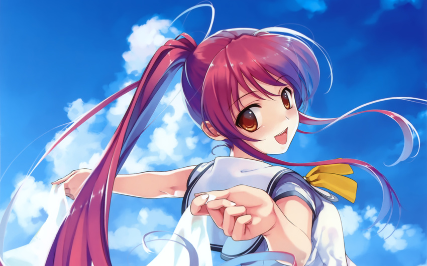 deep_blue_sky_&amp;_pure_white_wings misaki_kurehito miyamae_tomoka tagme