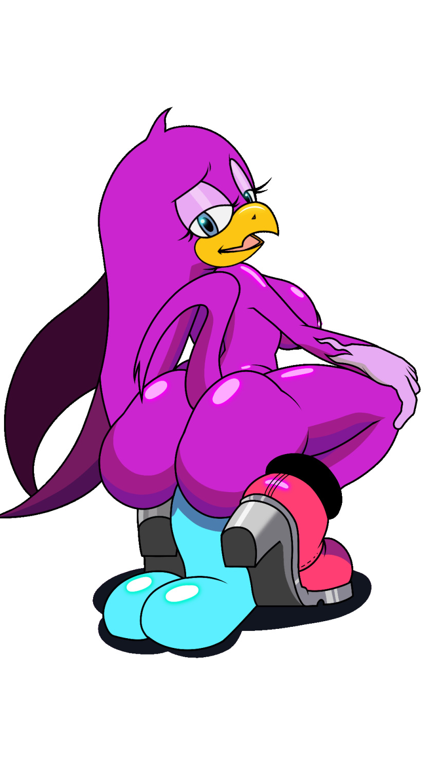 2020 accipitrid accipitriform animated anthro avian balls bed bird blue_dildo blue_penis blush bodily_fluids breasts butt clothing clothing_aside dildo dildo_sitting female female/female flipaclip footwear furniture genitals hands_on_knees hands_on_legs hi_res high_heels hirundinid humanoid legwear looking_back looking_pleasured masturbation nipples open_mouth open_smile oscine papriko paps_(papriko) passerine penetration penis pepamintop sega sex_toy side_boob smile solo sonic_riders sonic_the_hedgehog_(series) swallow_(bird) tagme thigh_highs thought_bubble underwear underwear_aside vaginal vaginal_masturbation vaginal_penetration wave_the_swallow