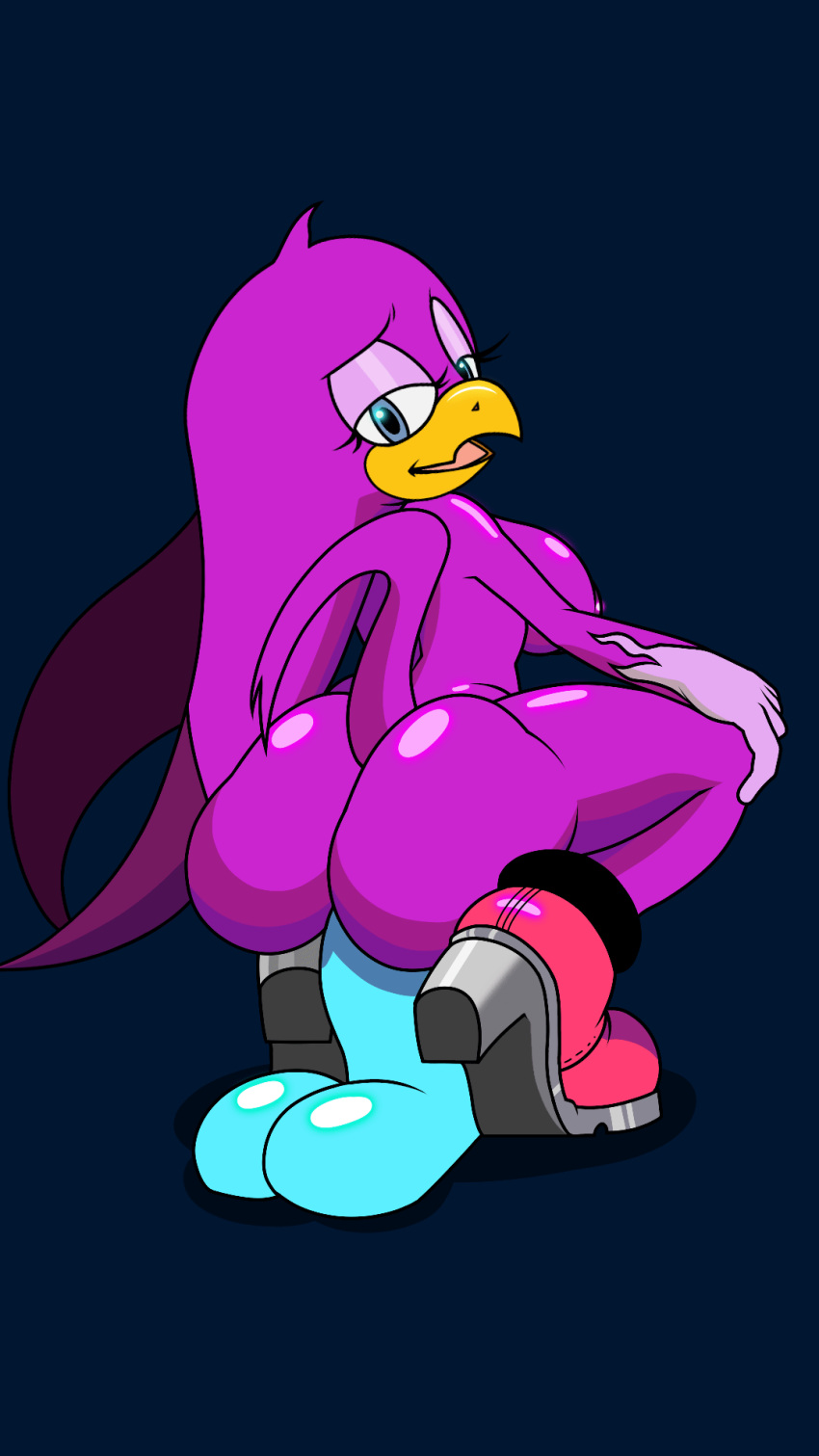 2020 accipitrid accipitriform animated anthro avian balls bed bird blue_dildo blue_penis blush bodily_fluids breasts butt clothing clothing_aside dildo dildo_sitting female female/female flipaclip footwear furniture genitals hands_on_knees hands_on_legs hi_res high_heels hirundinid humanoid legwear looking_back looking_pleasured masturbation nipples open_mouth open_smile oscine papriko paps_(papriko) passerine penetration penis pepamintop sega sex_toy side_boob smile solo sonic_riders sonic_the_hedgehog_(series) swallow_(bird) tagme thigh_highs thought_bubble underwear underwear_aside vaginal vaginal_masturbation vaginal_penetration wave_the_swallow