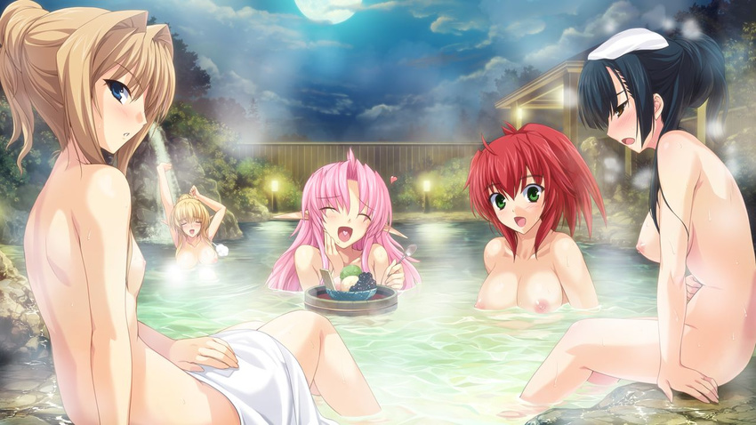 bath breasts nude onigirikun onsen pastel_chime pastel_chime_bind_seeker shishioka_mari