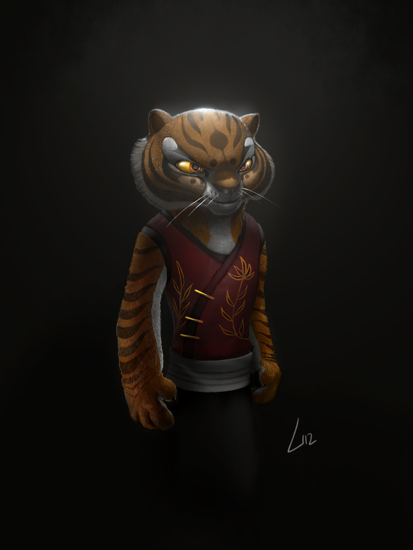 feline female kung_fu_panda lepri mammal master_tigress solo tiger