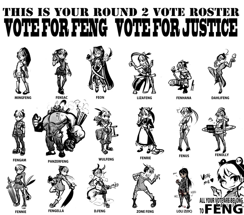 adam_kapowski aeon_(skullgirls) animal animal_on_head ankh annie_(skullgirls) annie_(skullgirls)_(cosplay) apron bare_shoulders beowulf_(skullgirls) bird bird_on_head black_dahlia black_egrets blood bloody_marie_(skullgirls) blush boots borrowed_character cat chain chair closed_eyes commentary cosplay crossed_arms cuffs d._violet dark_skin dildo dress eccma417 elbow_gloves eliza_(skullgirls) embarrassed entrails feng_(skullgirls) fighting_stance fins folding_chair fusion garrison_cap gloves hat high_heels highres hood horns isaac_(skullgirls) key knife maid maid_headdress military military_uniform minette_(skullgirls) miniskirt molly_(skullgirls) mop on_head one_eye_closed organs original outstretched_arms pants pantyhose panzerfaust_(skullgirls) pigeon-toed prison_clothes scythana shackles shoes short_hair side_slit skirt skullgirls squatting standing standing_on_one_leg sweater sweater_dress sword the_hurting thigh_boots thighhighs torn_clothes torn_pants umbrella_(skullgirls) uniform venus_(skullgirls) waitress weapon yin_yang zombie zombie_pose zone-tan zone-tan_(cosplay)