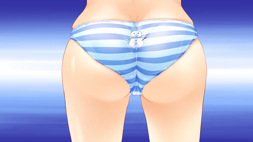 ass game_cg guardian☆place panties skyfish striped_panties underwear
