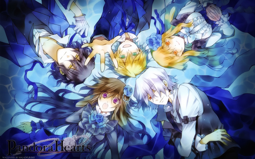 alice_(pandora_hearts) gilbert_nightray oz_vessalius pandora_hearts sharon_rainsworth xerxes_break