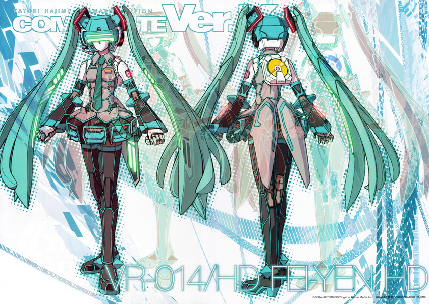 crease fei_yen hatsune_miku katoki_hajime mecha virtual_on vocaloid