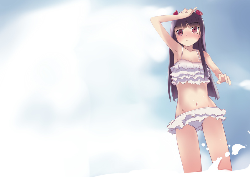 bikini gokou_ruri ore_no_imouto_ga_konnani_kawaii_wake_ga_nai sky swimsuits water