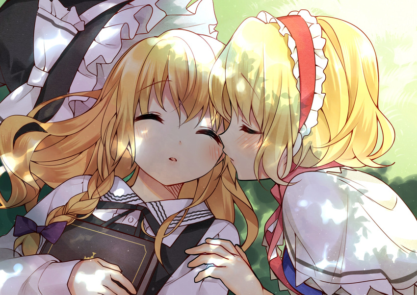 alice_margatroid hanabana_tsubomi kirisame_marisa touhou yuri