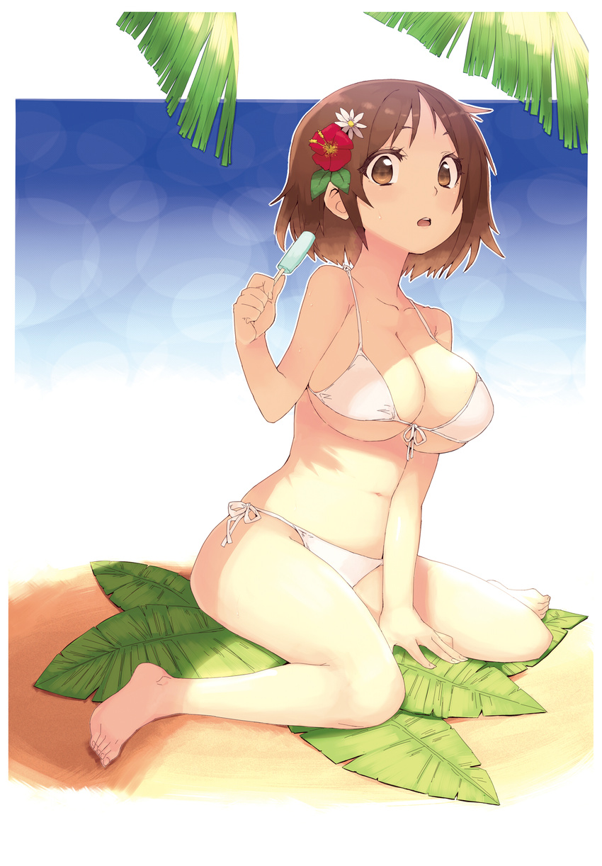 bikini haasaku mimura_kanako swimsuits the_idolm@ster the_idolm@ster_cinderella_girls