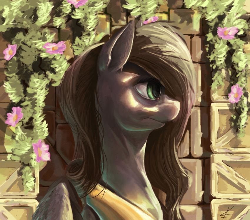 equine female flower friendship_is_magic horse mammal my_little_pony pony qsteel wings