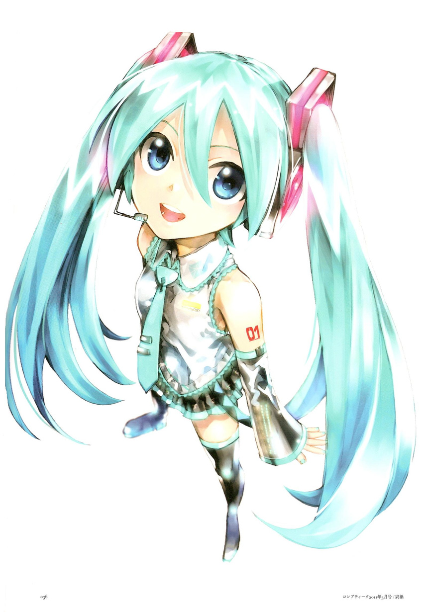 hatsune_miku kei tagme thighhighs vocaloid