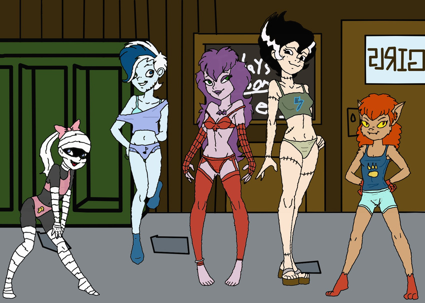 elsa_frankenteen ghoul_school phantasma_phantom scooby-doo sibella_dracula tanis_mummy winnie_werewolf