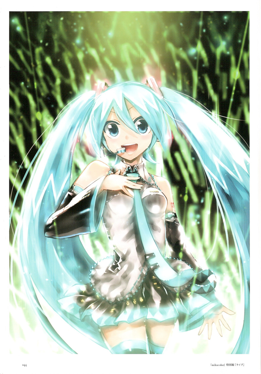 hatsune_miku kei tagme thighhighs vocaloid