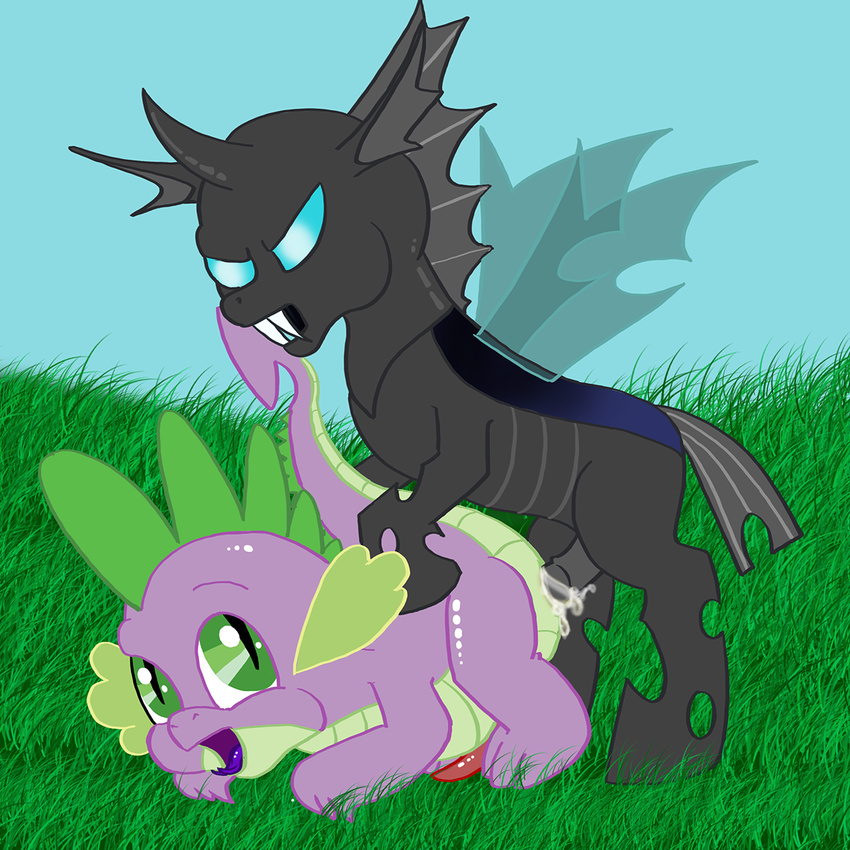 changeling cobramcjingleballs friendship_is_magic my_little_pony spike