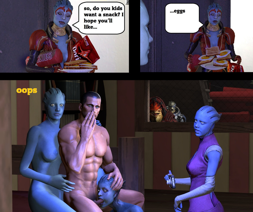 asari commander_shepard garrus_vakarian knogg mass_effect mass_effect_2 morinth samara wrex