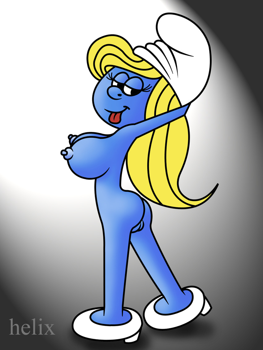 helix smurfette tagme the_smurfs