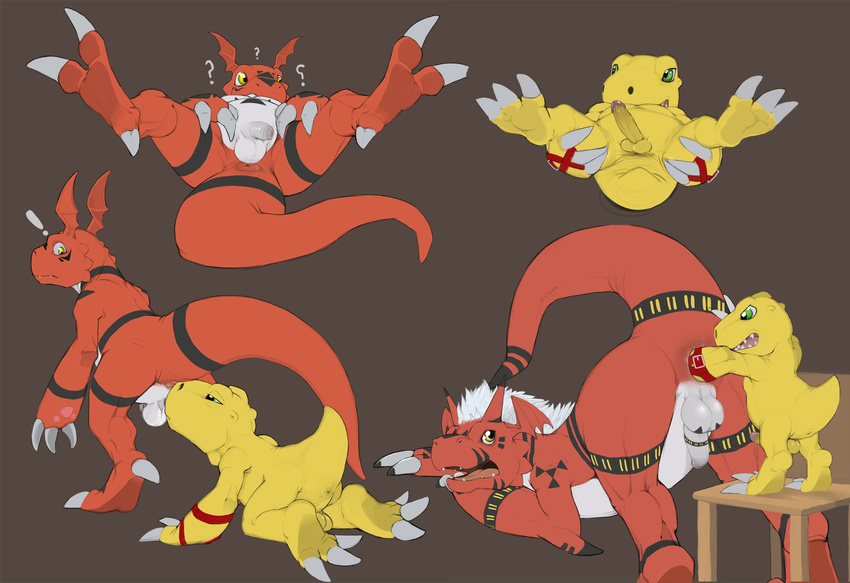 agumon digimon growlmon guilmon narse