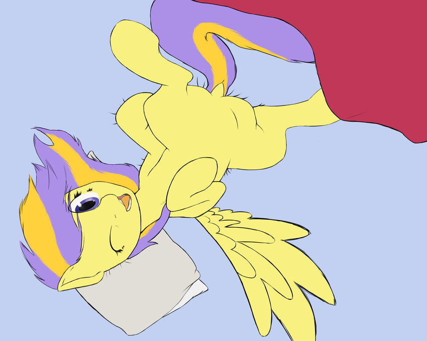 bed butt equine eyes female feral friendship_is_magic fur hair horse libra_(mlp) mammal my_little_pony one_eye_closed open_mouth pegasus pillow pony ponyscopes purple_eyes solo spread_legs spreading suggestive tongue towai two_tone_hair wings wink yellow_fur