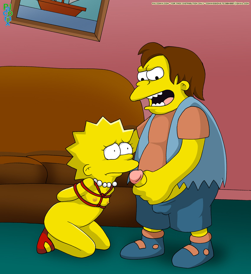 lisa_simpson nelson_muntz palcomix tagme the_simpsons