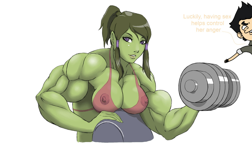 avatar_the_last_airbender crossover korra kyptova marvel she-hulk suzuka_(edit) the_legend_of_korra