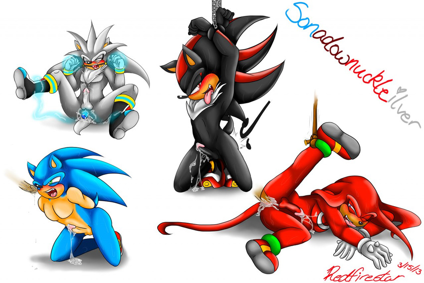 knuckles_the_echidna redfirestar shadow_the_hedgehog silver_the_hedgehog sonic_team sonic_the_hedgehog