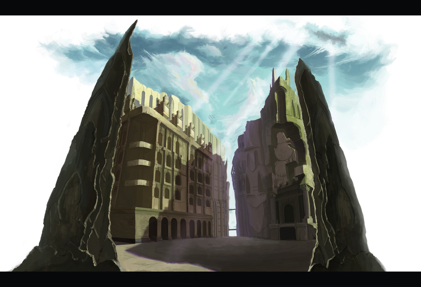 arch bad_id bad_pixiv_id bridge building copyright_request enfance highres letterboxed no_humans pillar scenery window