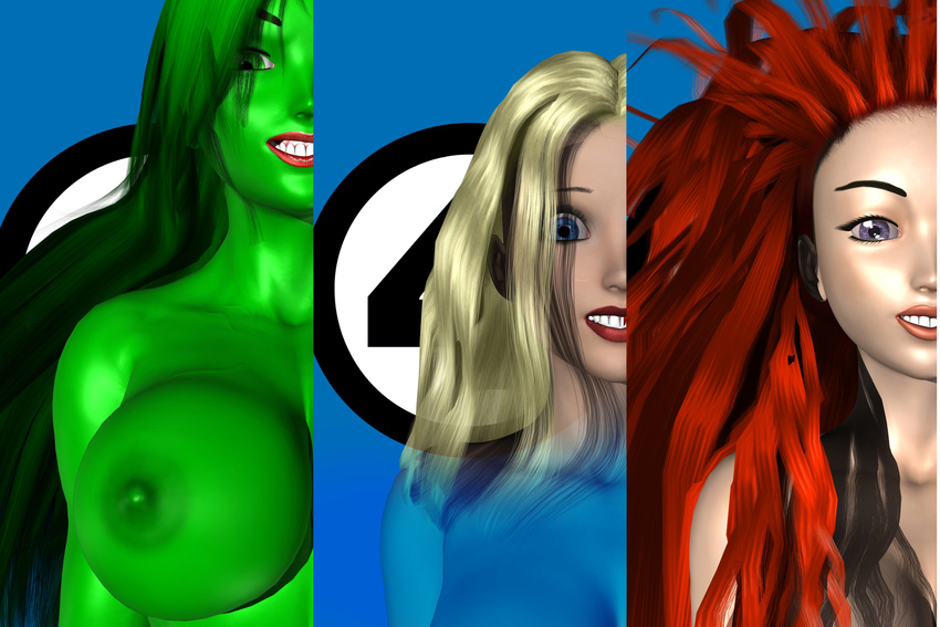 fantastic_four marvel medusa sailmaster-seion she-hulk sue_storm