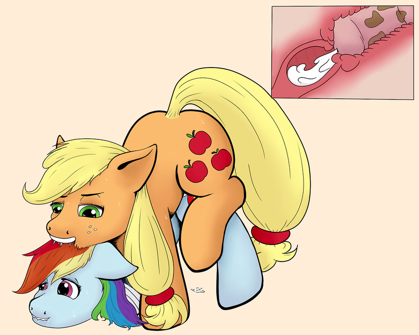 applejack friendship_is_magic my_little_pony rainbow_dash tagme