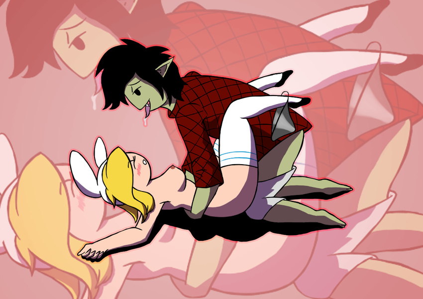 adventure_time biaapplepie fionna_the_human_girl marshall_lee tagme