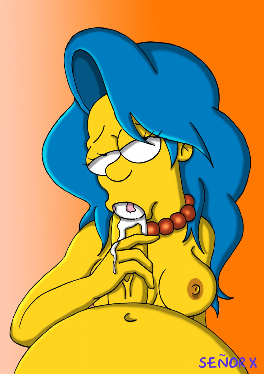 homer_simpson marge_simpson se&ntilde;or_x tagme the_simpsons