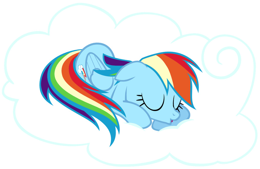 alpha_channel animated cloud cutie_mark equine eyes_closed female feral friendship_is_magic hair horse iks83 lying mammal multi-colored_hair my_little_pony pegasus plain_background pony rainbow_dash_(mlp) rainbow_hair sleeping snoring solo transparent_background wings