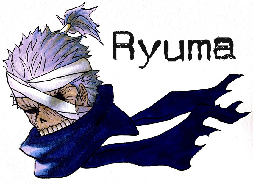 1boy bandage character_name male male_focus one_piece ryuuma scarf solo takatin thriller_bark zombie