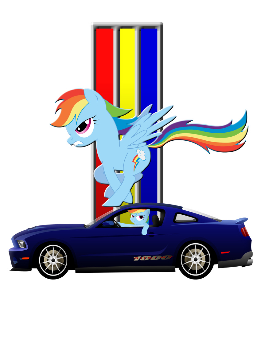alpha_channel car equine female feral friendship_is_magic hair horse mammal multi-colored_hair muscle_car my_little_pony pedro992 pegasus plain_background pony purple_eyes rainbow_dash_(mlp) rainbow_hair shelby transparent_background vehicle vehiclle wings