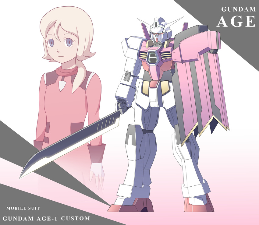 absurdres emily_armond gundam gundam_age gundam_age-1 highres mecha mobile_suit sword weapon