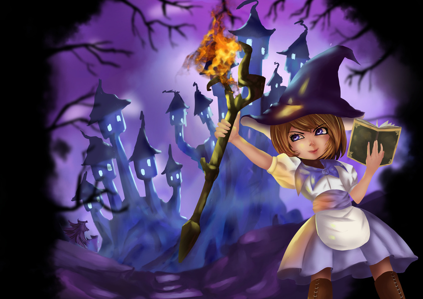 animal annie_hastur bear blonde_hair fire kojima_kuroko league_of_legends magician purple_eyes