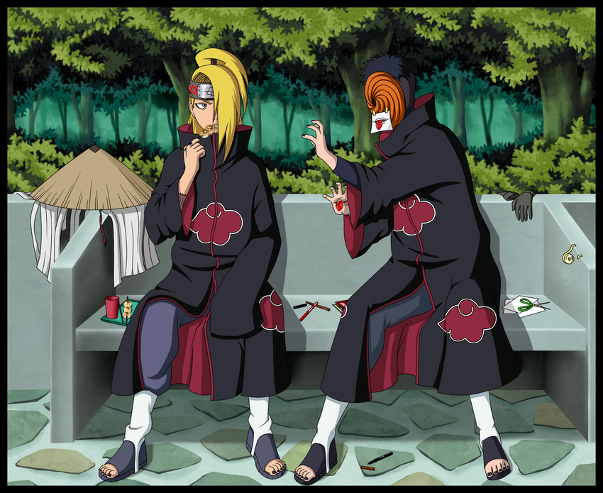 deidara naruto_shippuden tagme tobi uchiha_madara