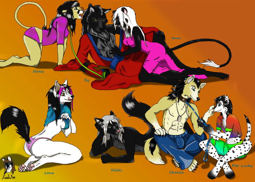 balls canine dog feline female incest lion male mammal nana nana_(character) nucahfox panther penis sheath straight sy'ros_(character) sy'ros wolf yellow_eyes