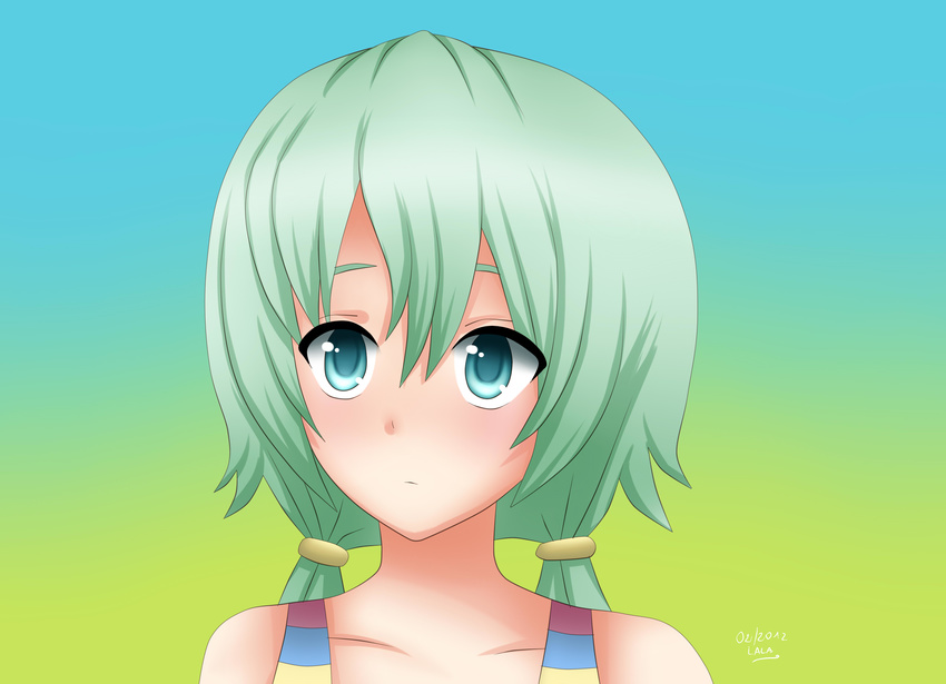 green_hair hatsune_miku seifuku twintails vocaloid