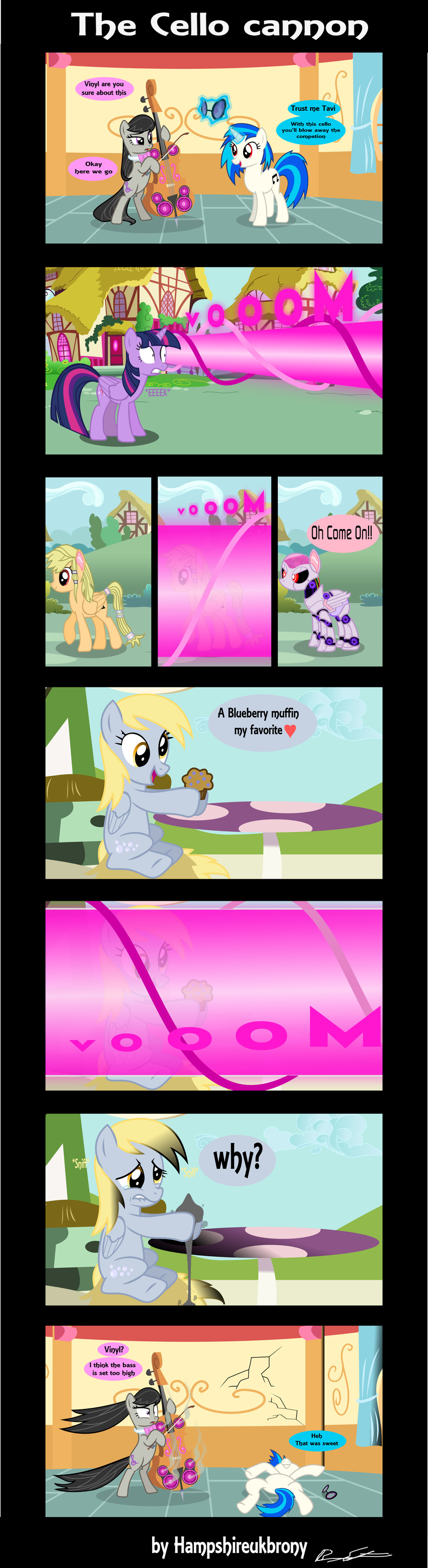 black_hair blast blonde_hair blue_hair bow_(stringed_instrument) bow_tie cello comic cutie_mark derpy_hooves_(mlp) dialog english_text equine eyewear female feral friendship_is_magic fur glasses grey_fur group hair hampshireukbrony horn horse machine mammal mechanical multi-colored_hair musical_instrument my_little_pony octavia_(mlp) pegasus pony purple_eyes purple_fur purple_hair robot sad text twilight_sparkle_(mlp) two_tone_hair unicorn vector-brony vinyl_scratch_(mlp) white_fur winged_unicorn wings