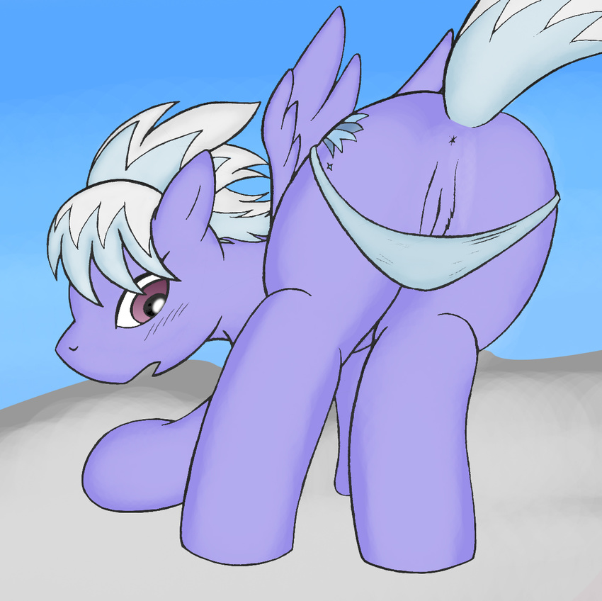 cloud_chaser equine female friendship_is_magic mammal my_little_pony nude pegasus pussy revenfox solo wings