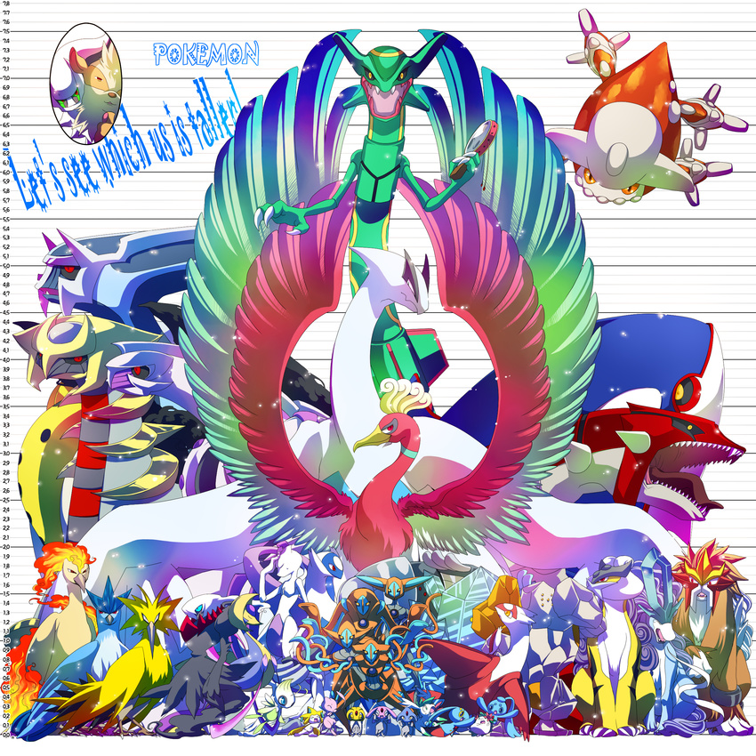 akezu alternate_form arcanine arceus articuno azelf bird caramelldansen celebi choo_choo_train commentary_request comparison cresselia darkrai deoxys dialga dragon drum engrish entei everyone facepalm gen_1_pokemon gen_2_pokemon gen_3_pokemon gen_4_pokemon giratina groudon heatran highres ho-oh instrument jirachi kyogre latias latios laughing legendary_pokemon lugia manaphy mesprit mew mewtwo moltres multiple_persona no_humans palkia phione pokemon pokemon_(creature) raikou ranguage rayquaza regice regigigas regirock registeel shaymin suicune uxie zapdos