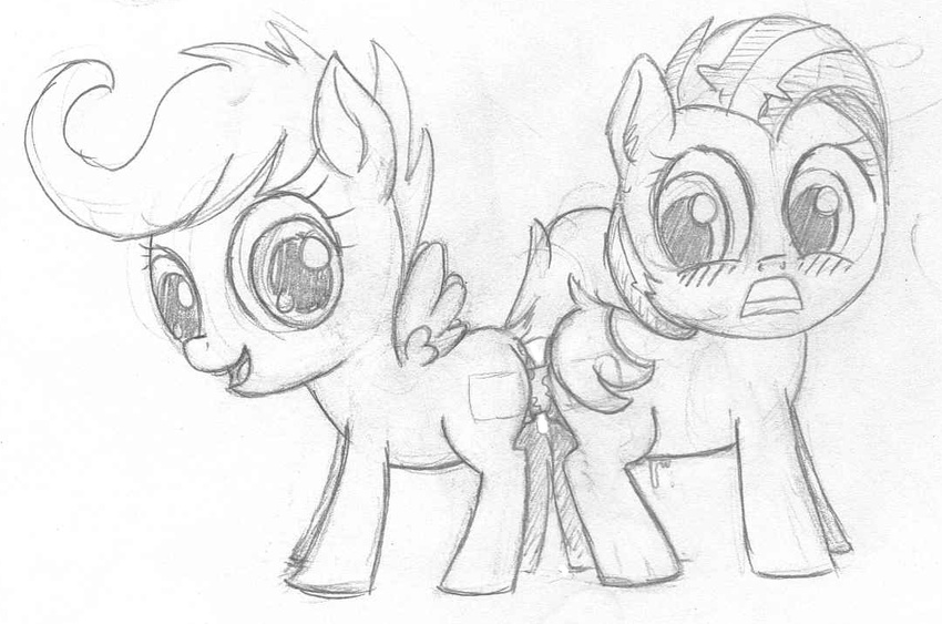 a6p babs_seed cutie_mark_crusaders friendship_is_magic my_little_pony scootaloo