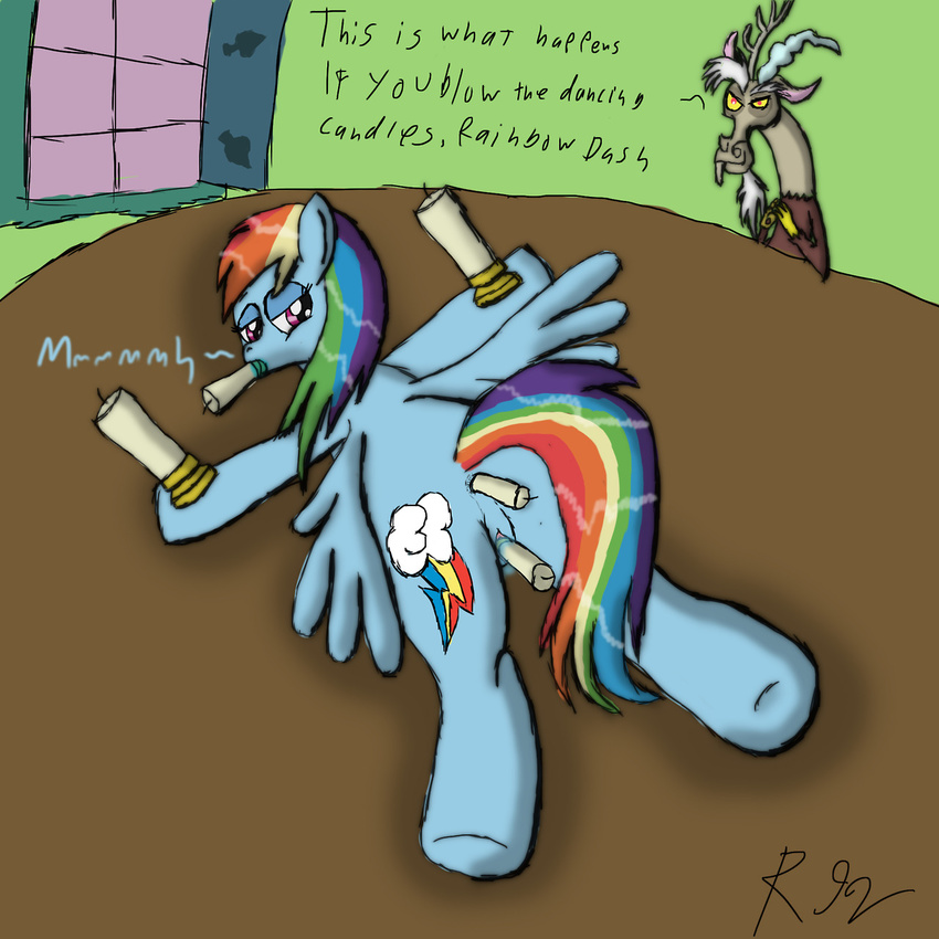 discord friendship_is_magic my_little_pony rainbow_dash rikke