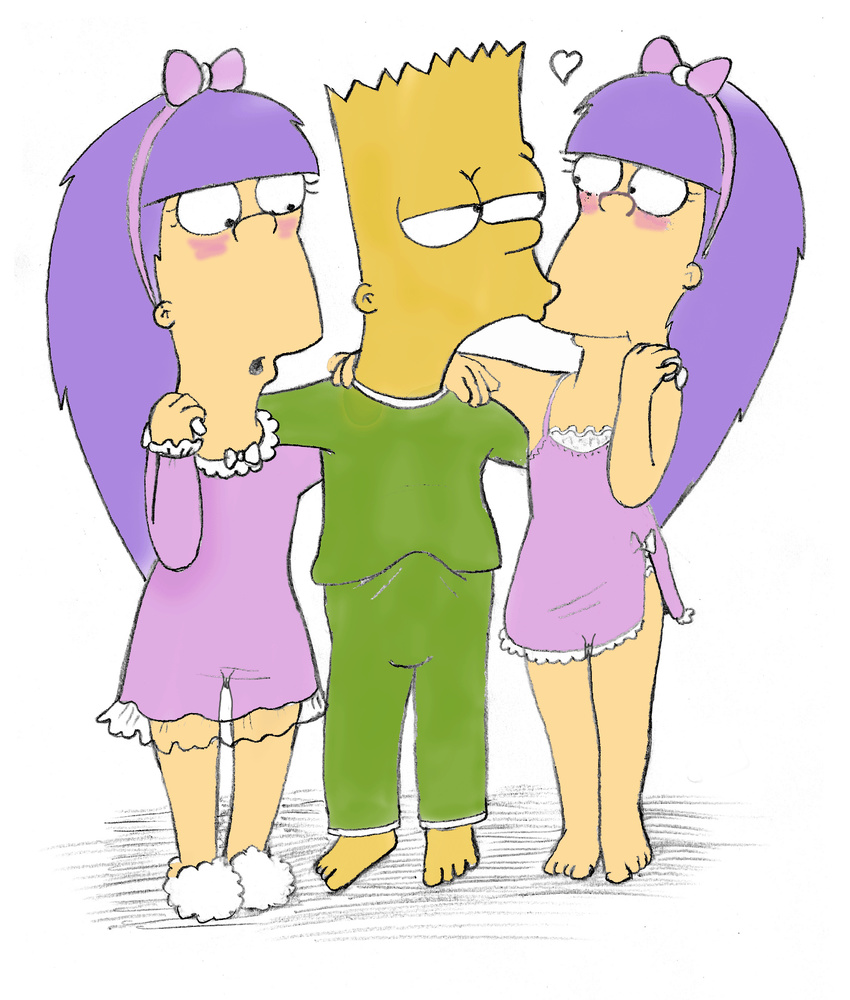 bart_simpson jimmy sherri terri the_simpsons