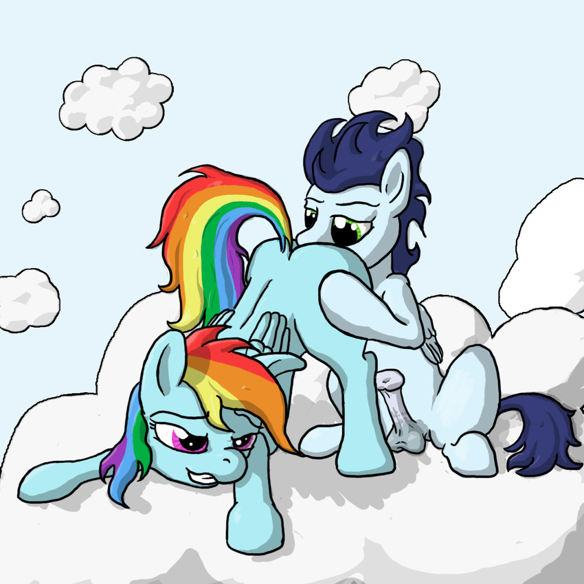 friendship_is_magic my_little_pony rainbow_dash soarin xanthordragon