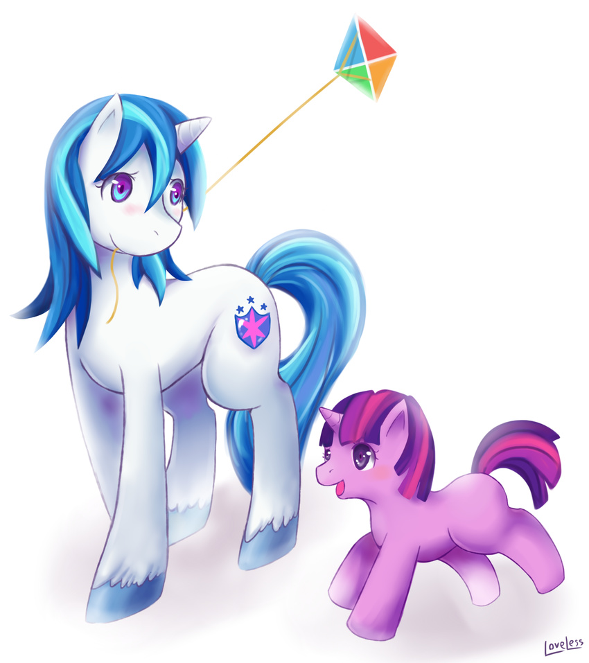 blue_eyes blue_hair brother_and_sister crossgender cub cutie_mark duo equine female feral friendship_is_magic fur hair horn horse kite male mammal my_little_pony pink_hair plain_background pony purple_eyes purple_fur purple_hair shining_armor_(mlp) sibling twilight_sparkle_(mlp) two_tone_hair unicorn vavacung white_background white_fur young